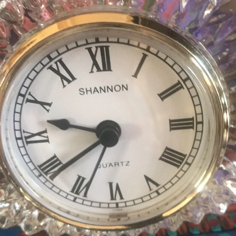 Shannon Crystal Symmetry Clock NIB